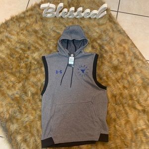 Mens Under Armour Project ROCK sleeveless Hoodie